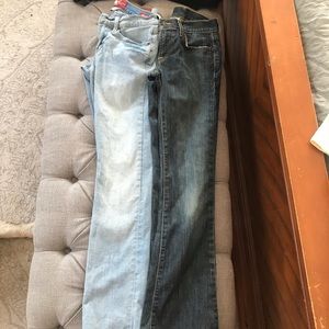 Two pair of Lucky Brand Jeans